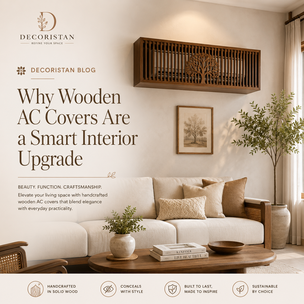 Why Wooden AC Covers Are a Smart Interior Upgrades