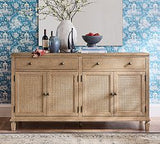 Sausalito Cane Buffet (66")