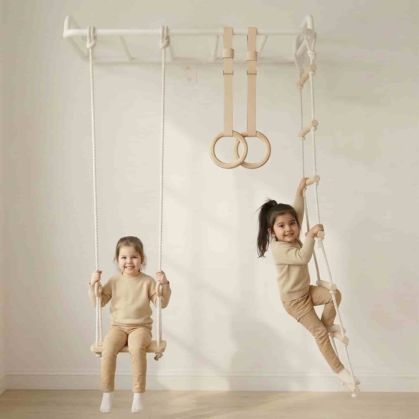 monkey bar with attachments