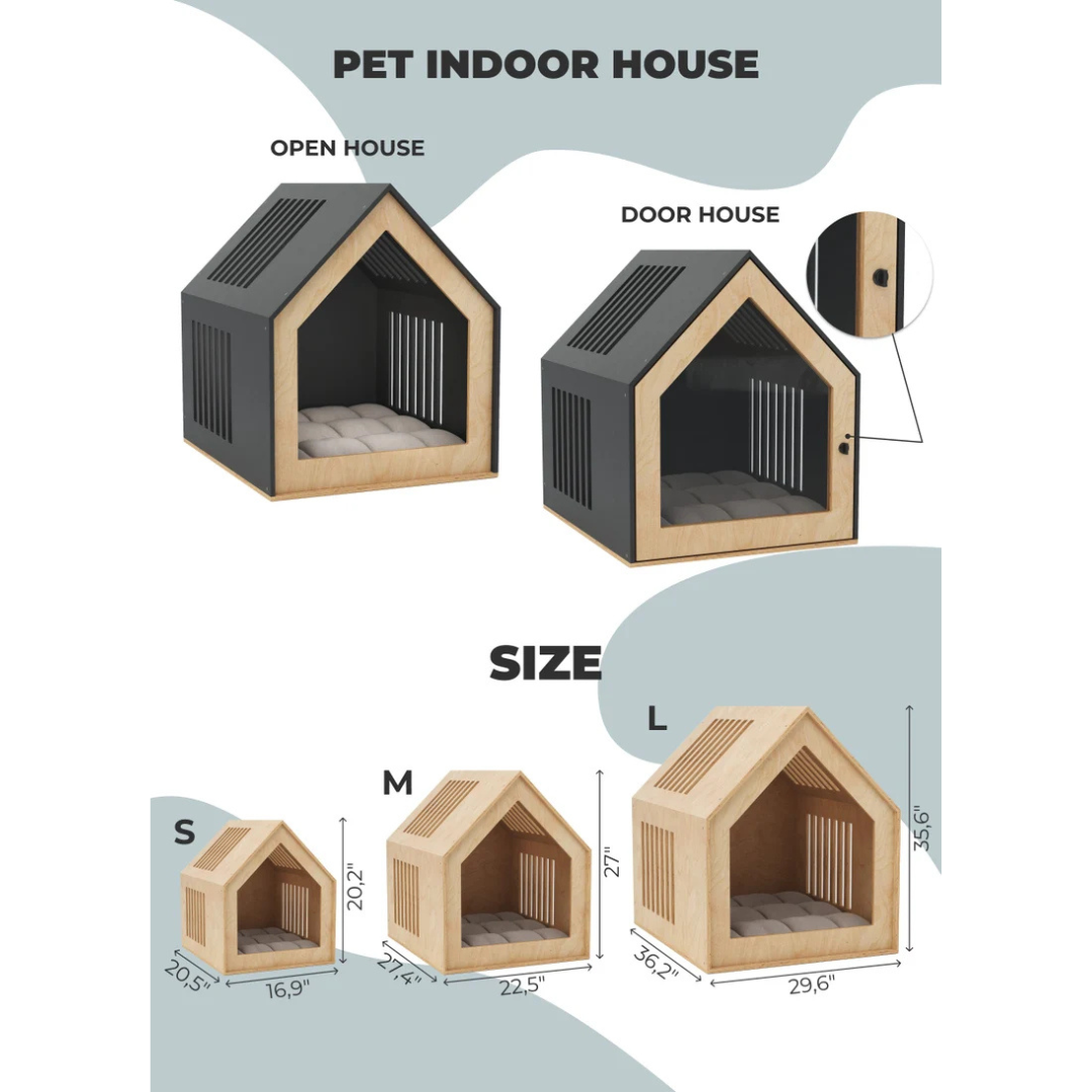 Modern Wooden Pet House