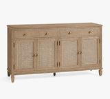 Sausalito Cane Buffet (66")