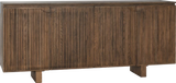 Modern Slatted Wood Sideboard