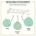 monkey bar with attachments