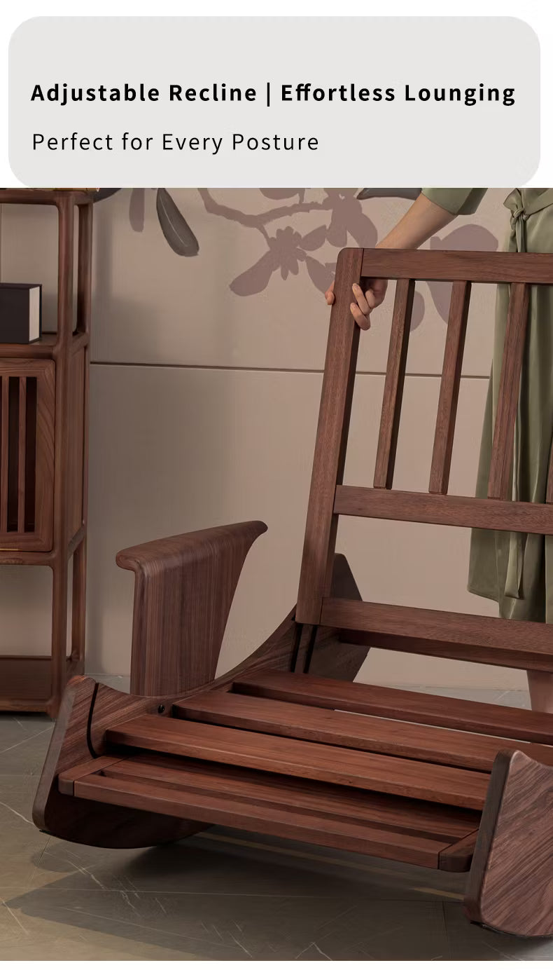Modern Solid Wood Rocking Chair