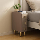 AQIMUELE Narrow Nightstand with Drawers