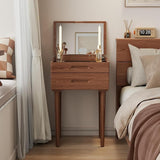 Muwuele Small Vanity Desk with Mirror & Lights