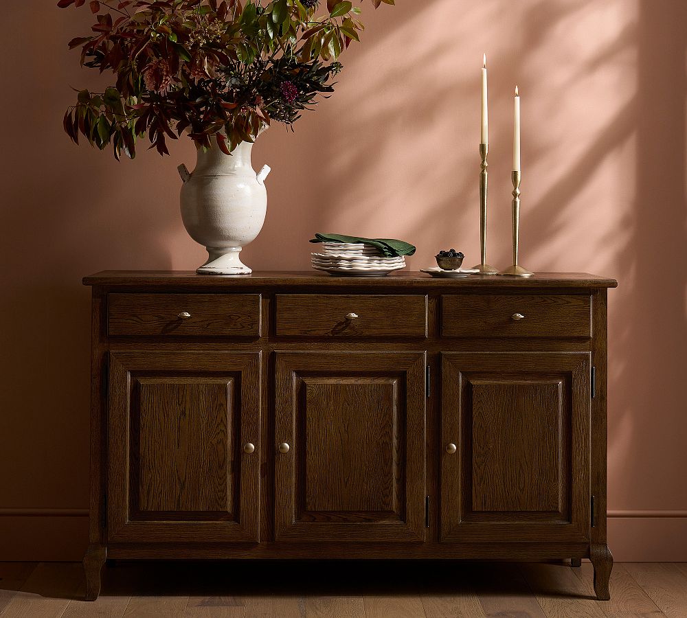 Traditional Dark Oak Sideboard