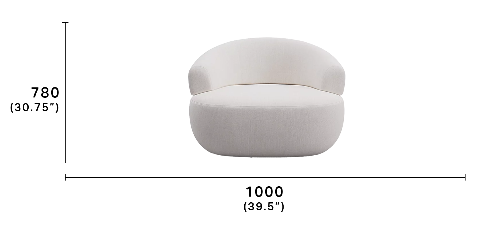 Aura Swivel Lounge Chair