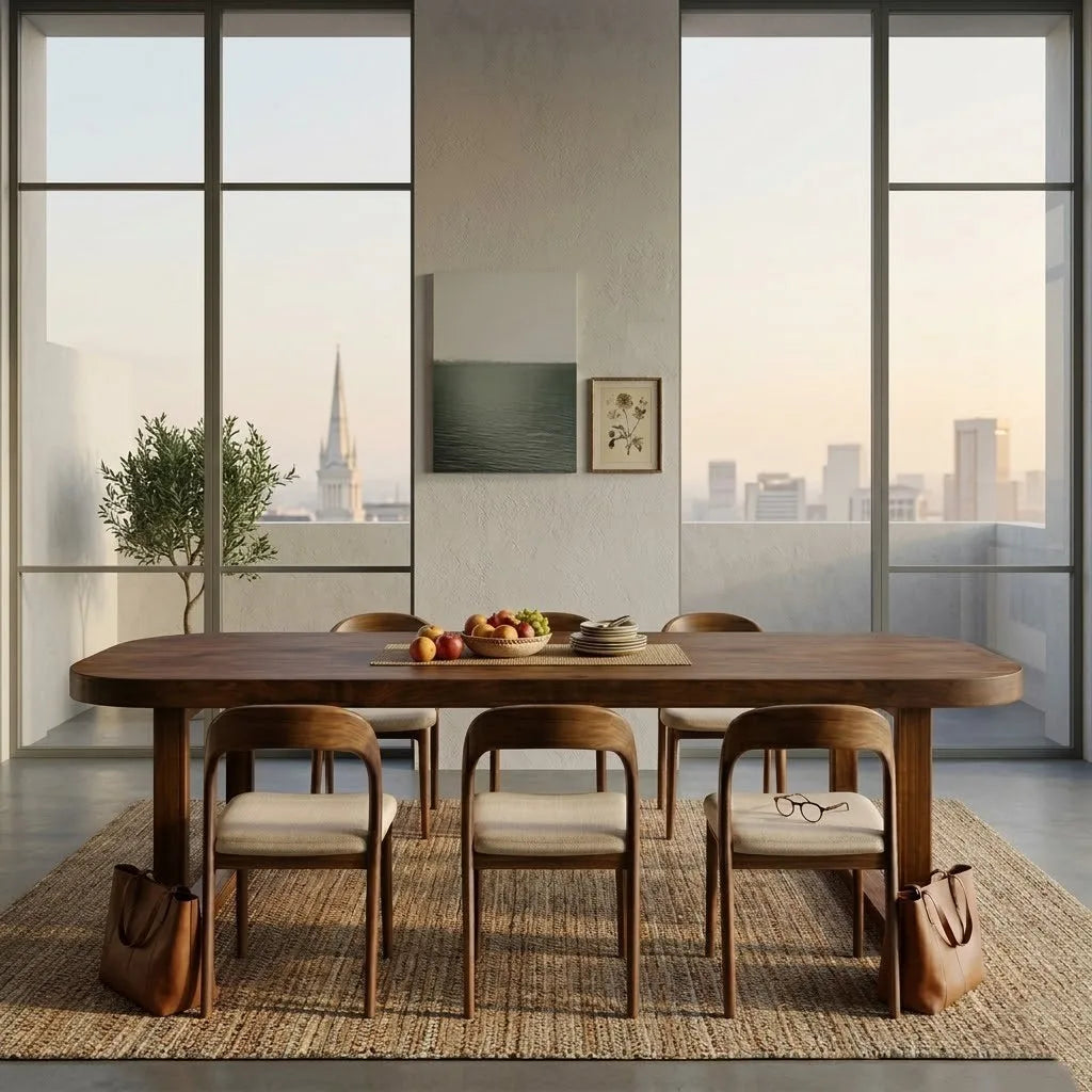 Baltimore Acacia Wood Dining Table Set - All Sizes