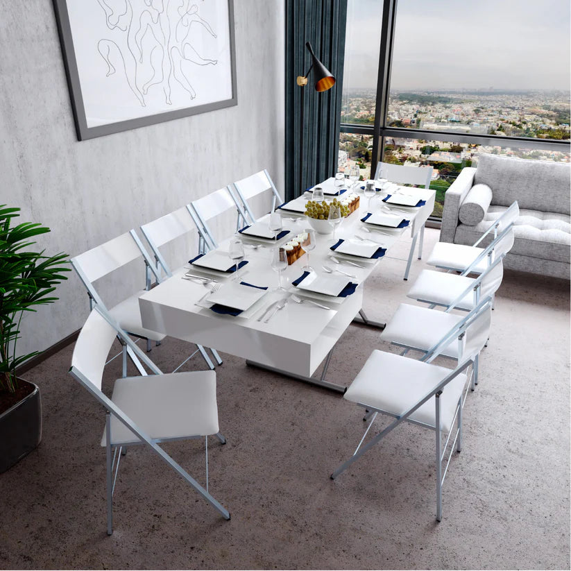 Expandable Box Coffee To Table Dining Set