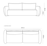 Sofa with a laundry matera sleeping function