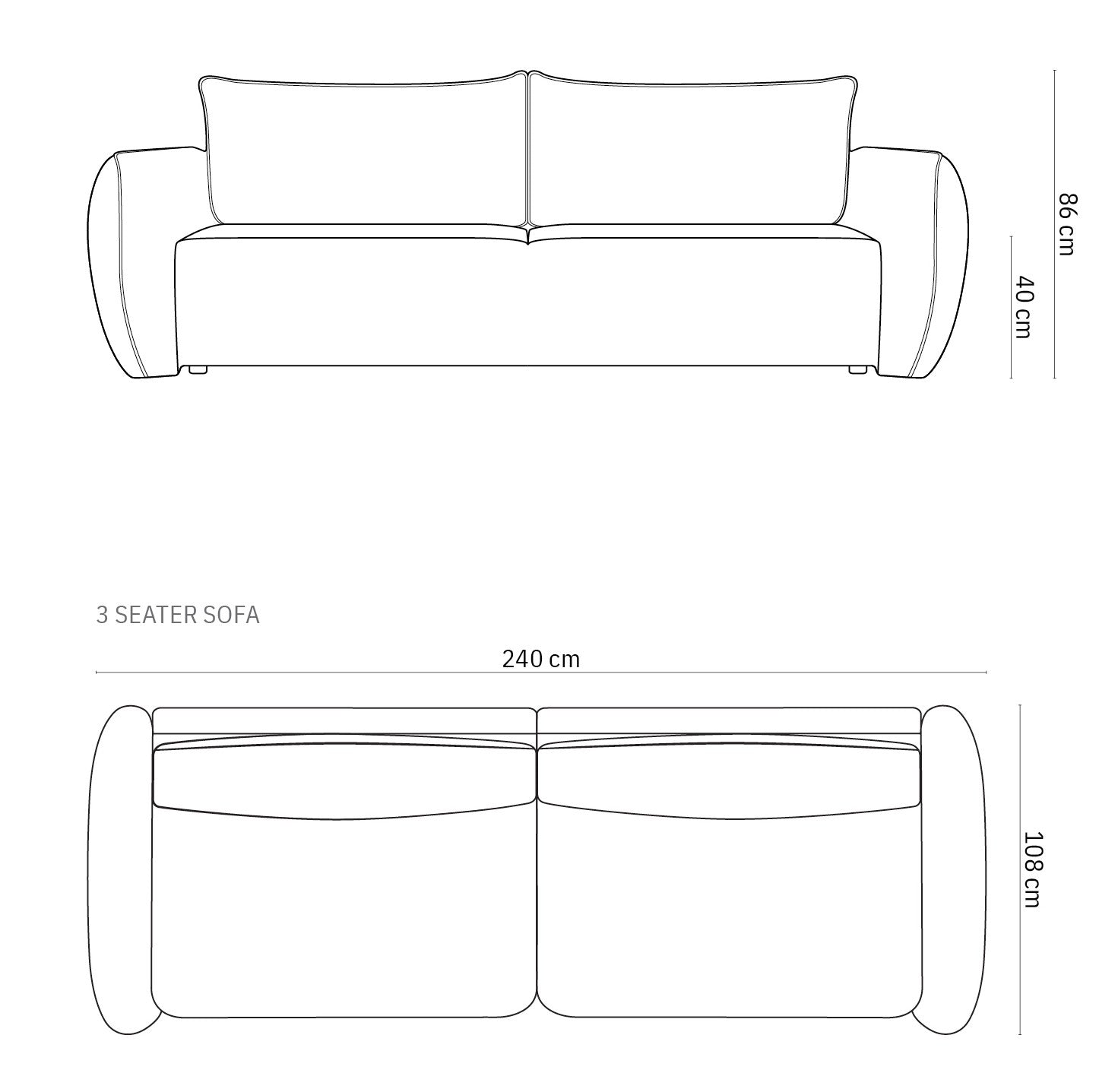 Sofa with a laundry matera sleeping function
