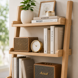 AQIMUELE 5-Tier Wooden Ladder Shelf