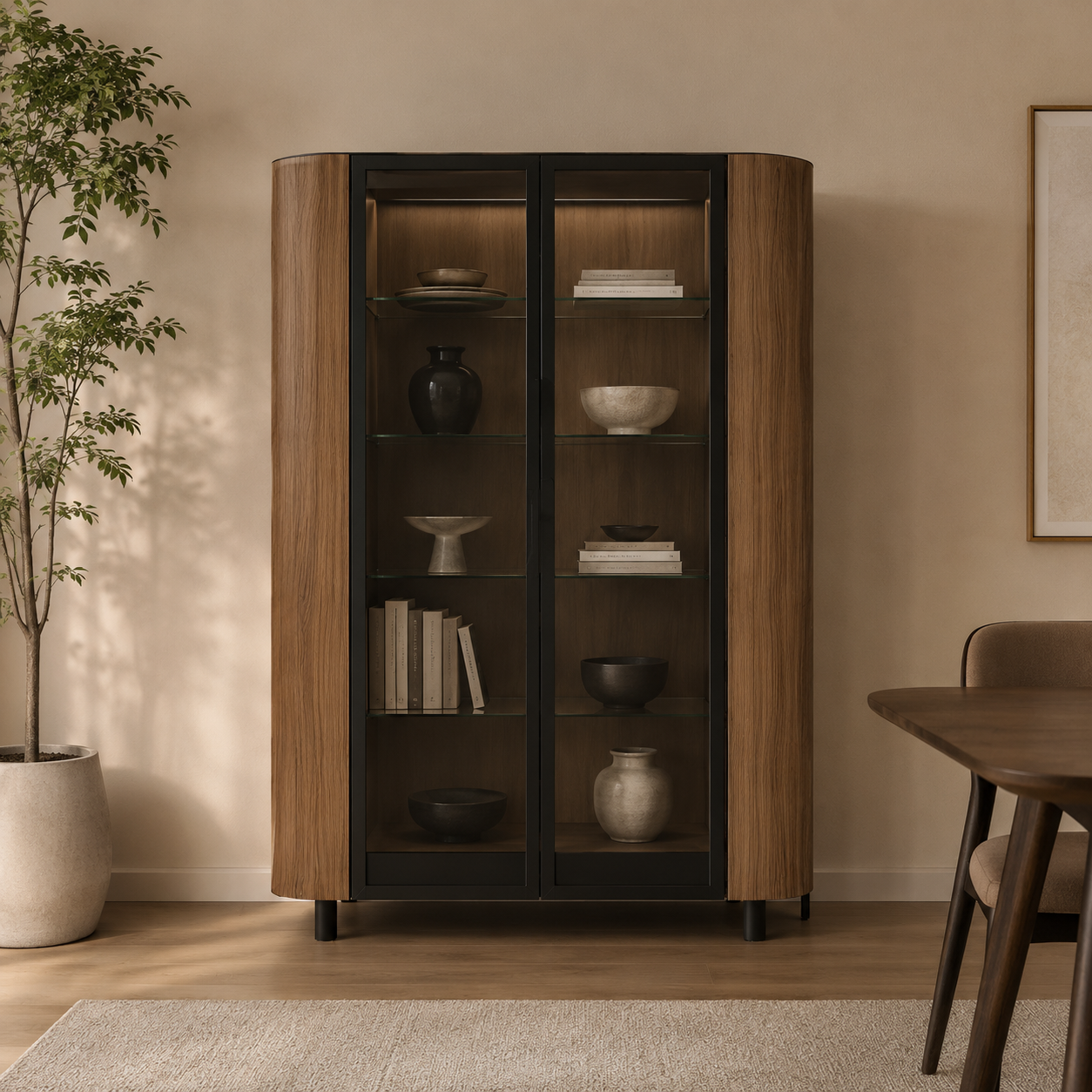 Postmoderne Display cabinet