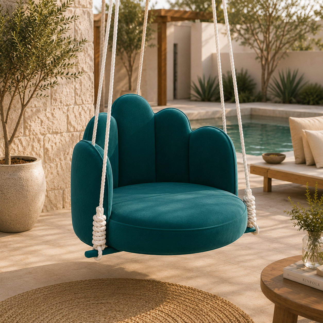 Luna Luxe Hanging Swing Chair