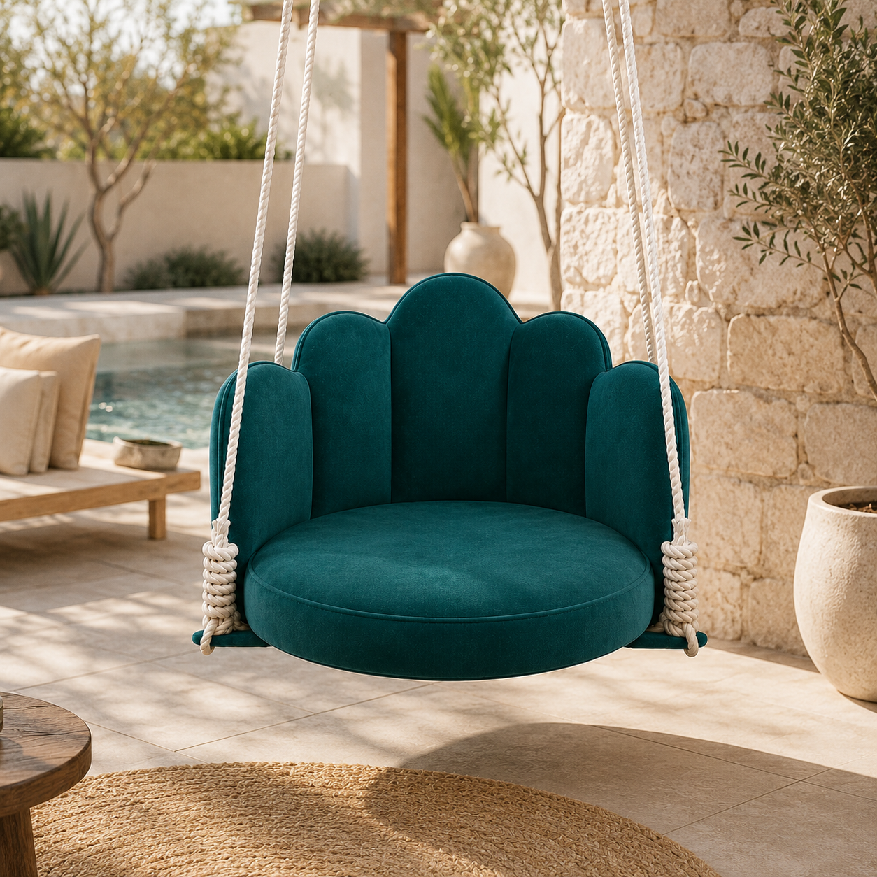 Luna Luxe Hanging Swing Chair