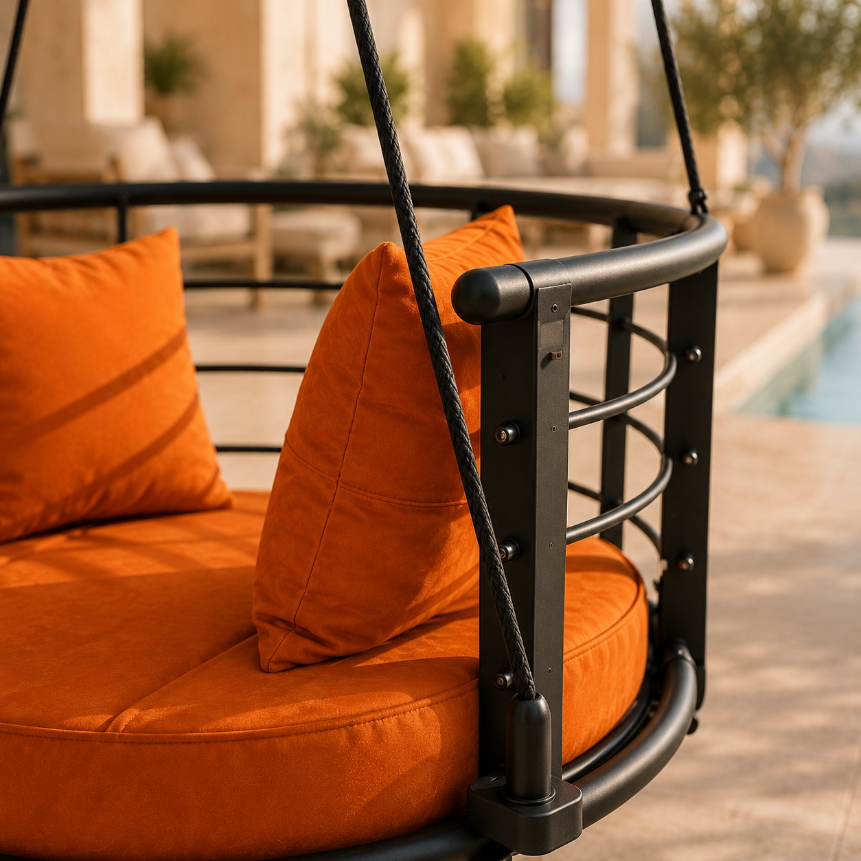 Round Powder Coating Swing