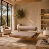 Teak Floating Daybed Swing