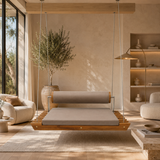 Teak Floating Daybed Swing