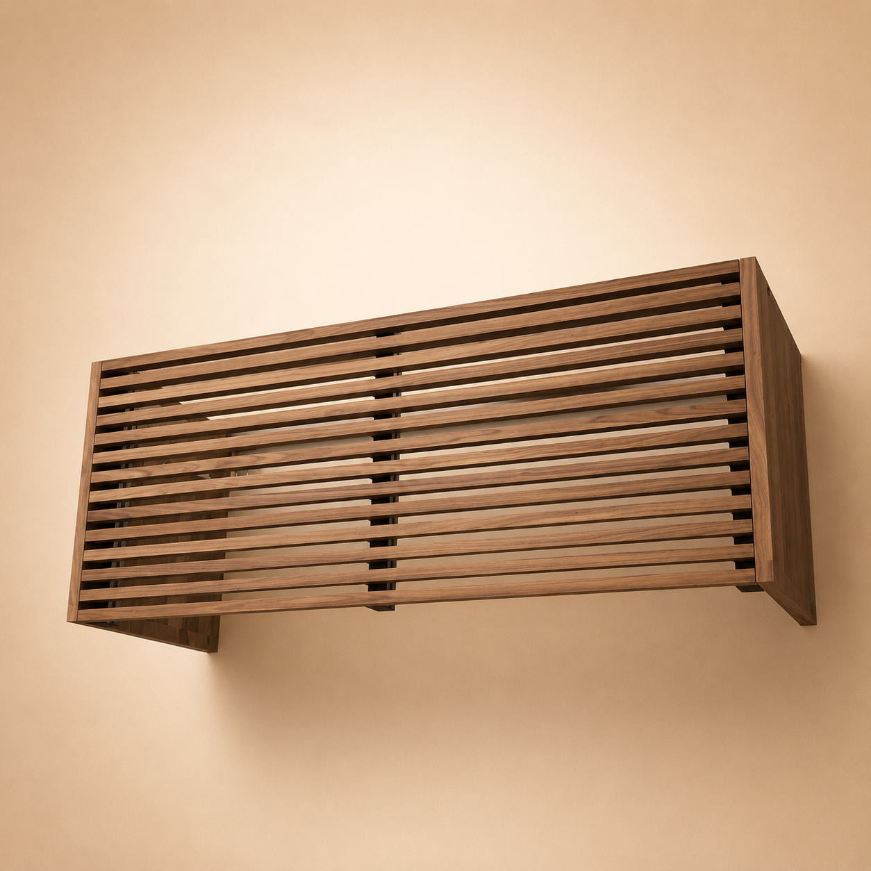 Curved Edge Radiator Cover with Ventilation Mesh