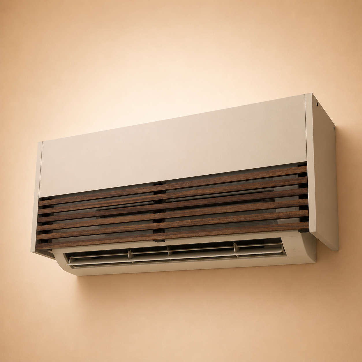 Curved Edge Radiator Cover with Ventilation Mesh