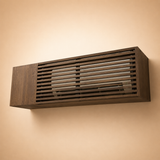 Curved Edge Radiator Cover with Ventilation Mesh