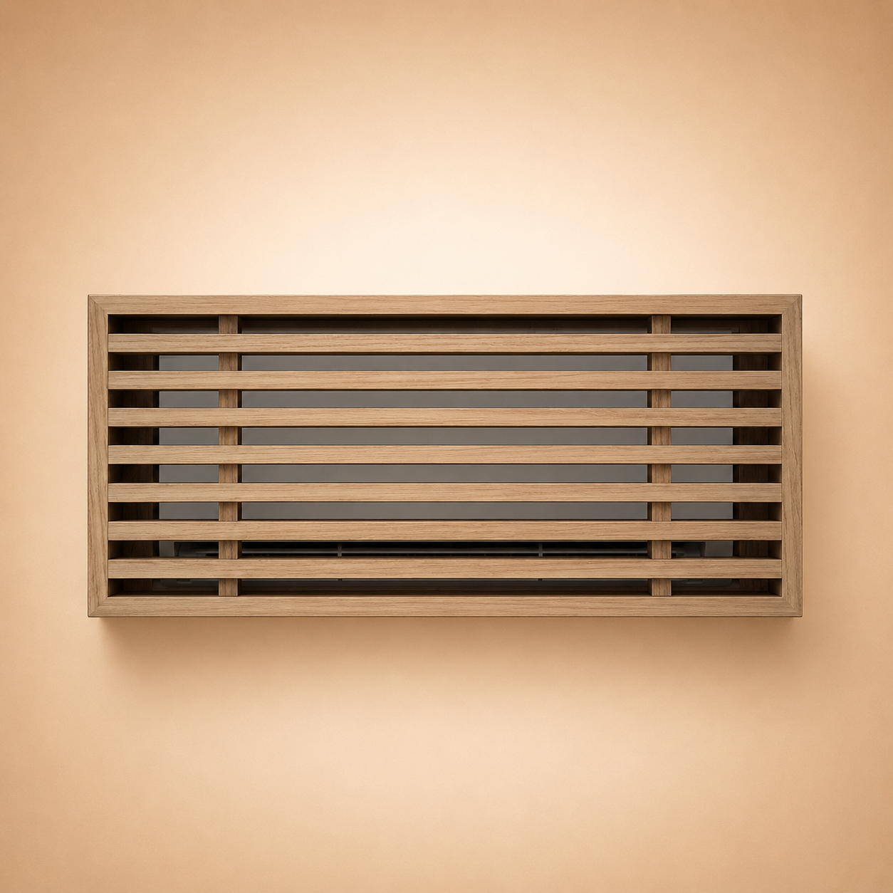 Curved Edge Radiator Cover with Ventilation Mesh