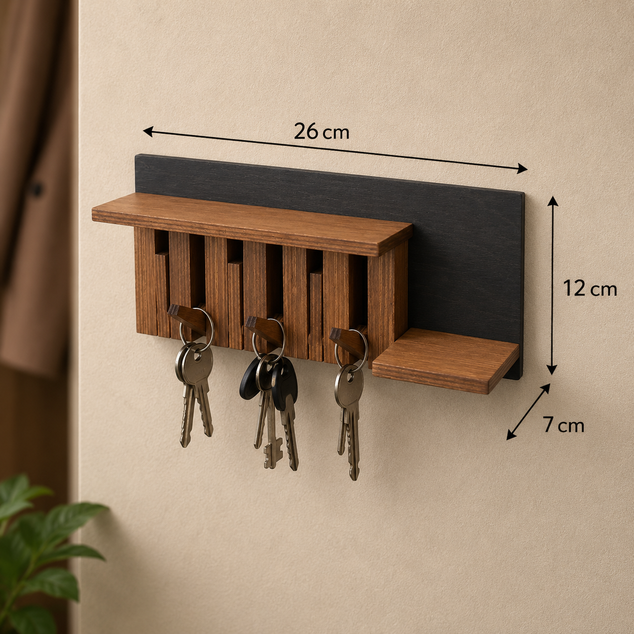 Wooden Key Holder