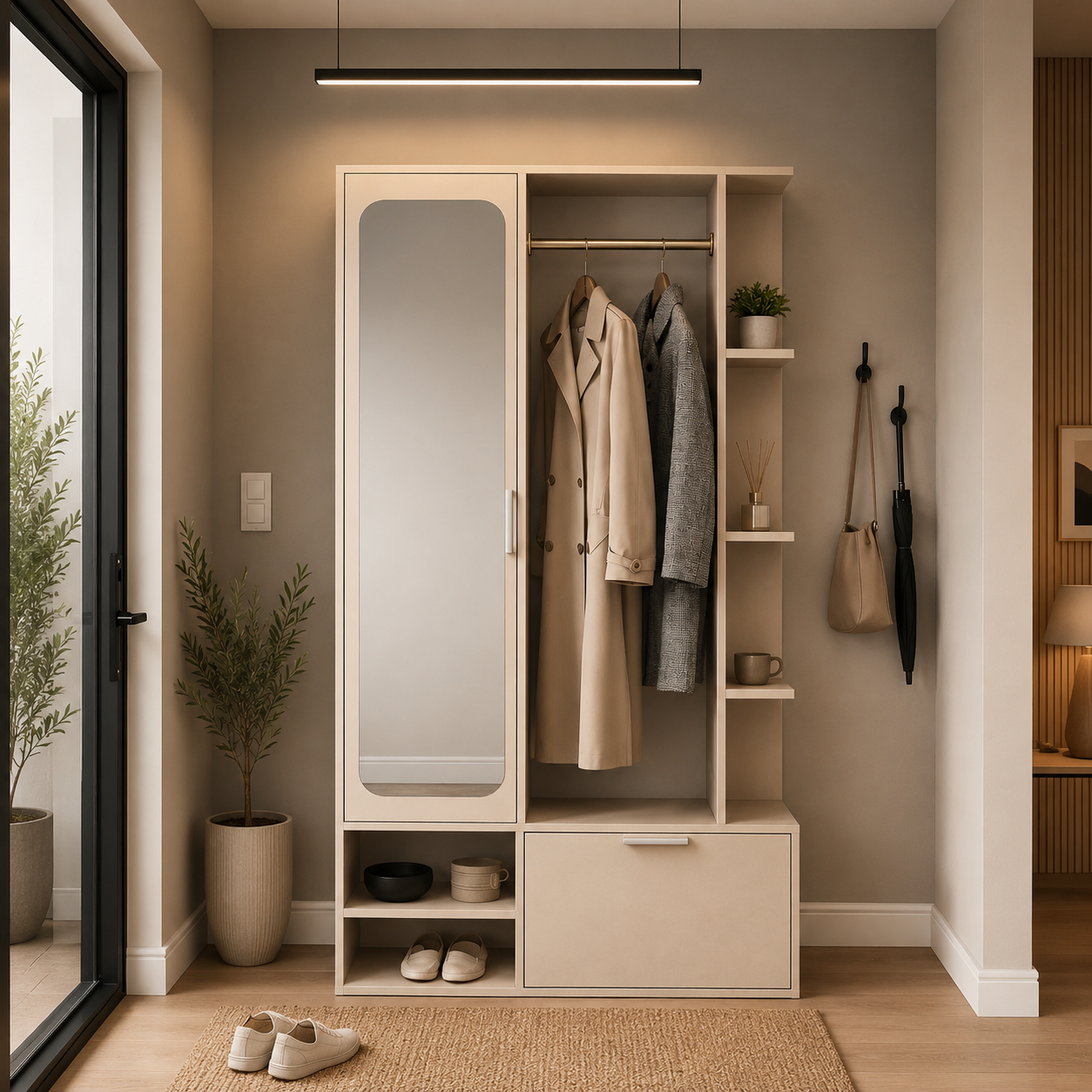 NALA DRESSING ROOM WITH MIRROR