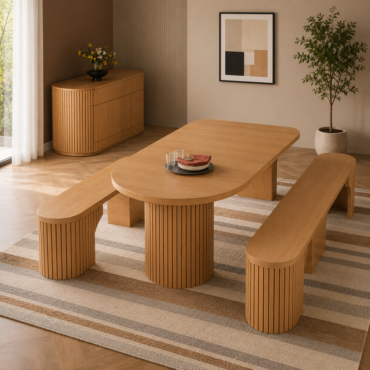 Round Dining Set - The Family