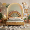 Cloud Cuddle Kids Soft Padded Rainbow Bed