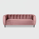Elizabeth Premium Fabric 4 Seater Sofa ( Pink )