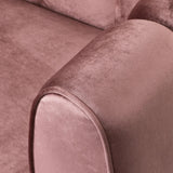 Elizabeth Premium Fabric 4 Seater Sofa ( Pink )