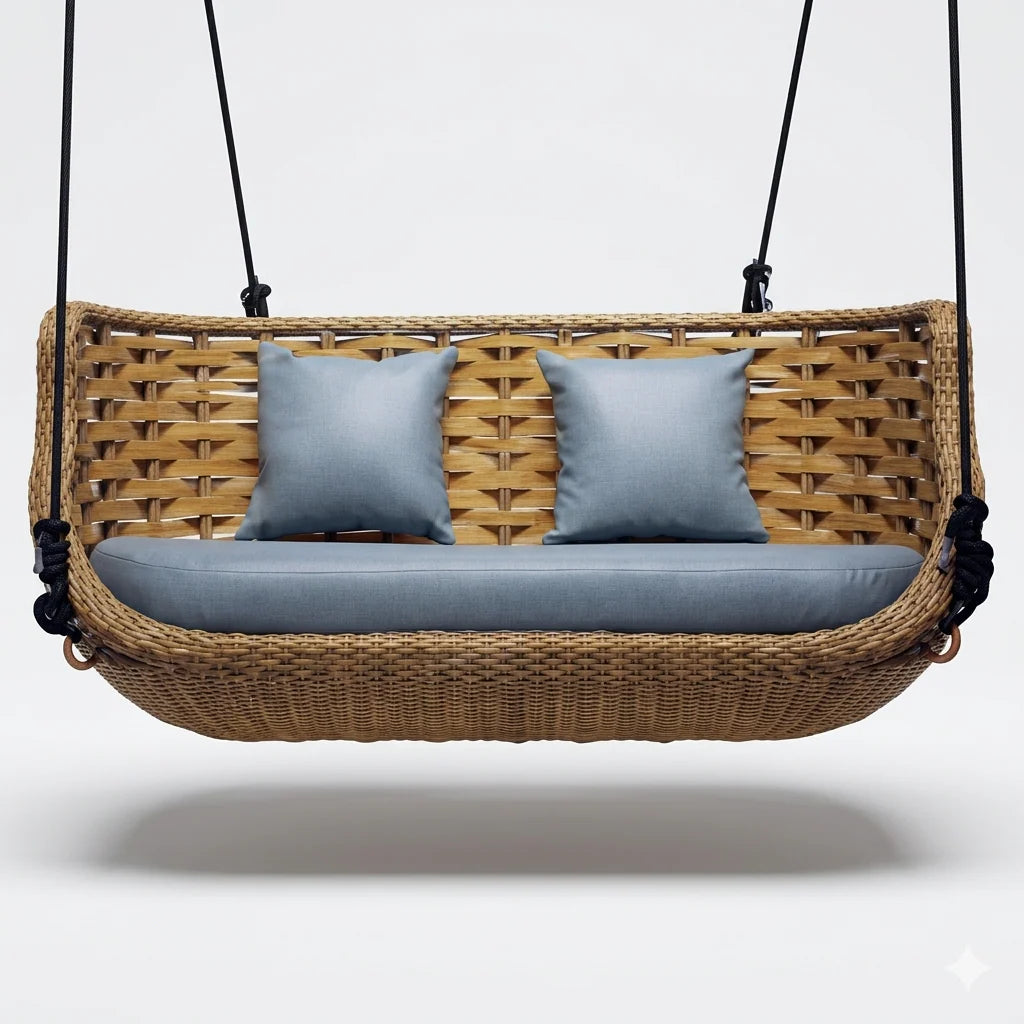 Wicker Capsule Swing