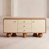 Luxury Beige Liora Storage Console Pune