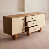Luxury Beige Liora Storage Console Pune
