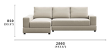 Jasper Sectional Sofa with Chaise