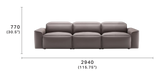 King Cloud Premiere 3 Seater TouchGlide