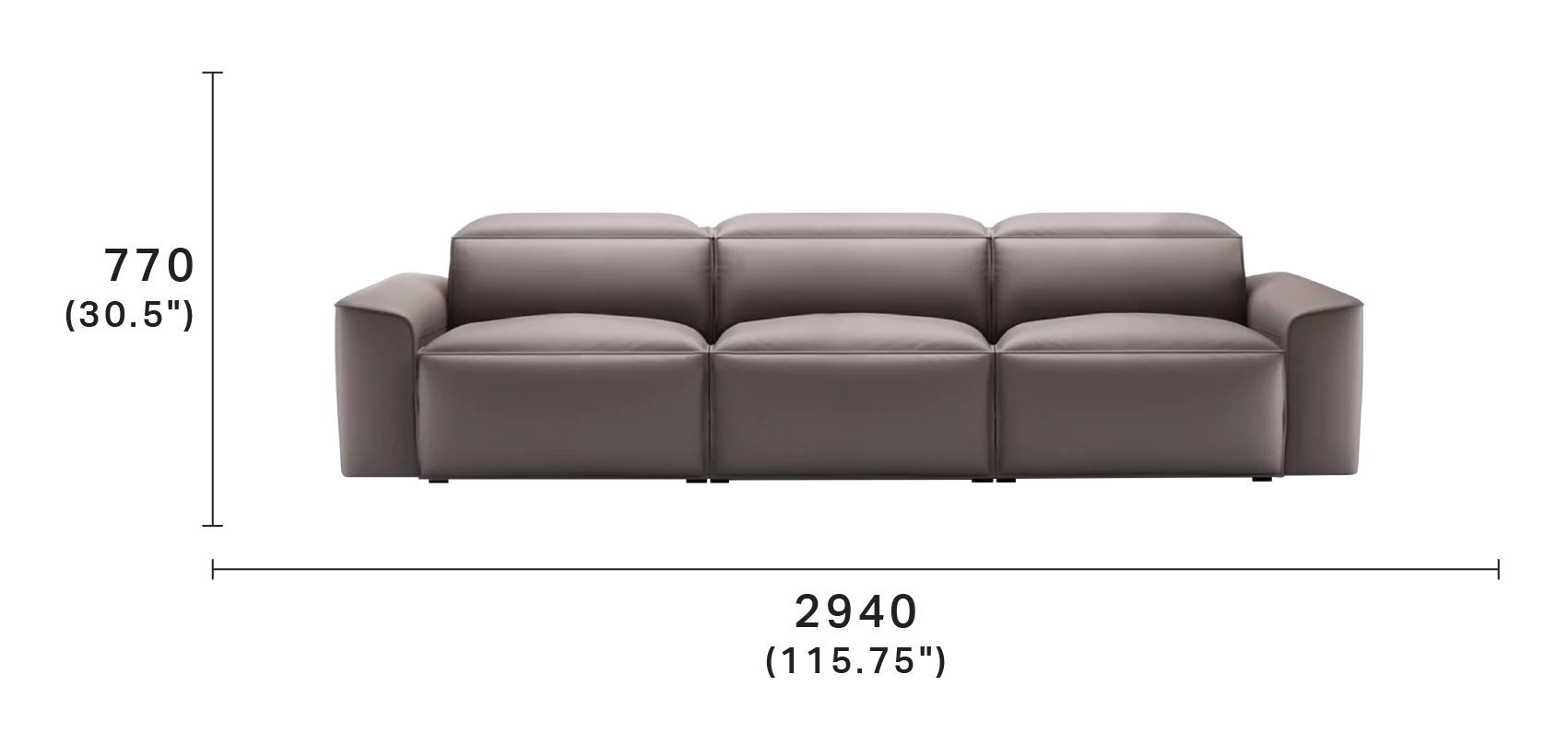 King Cloud Premiere 3 Seater TouchGlide