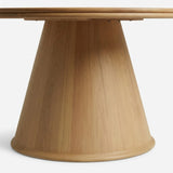 Kafiristan Solid Wood Round Dining Table Set- All Sizes