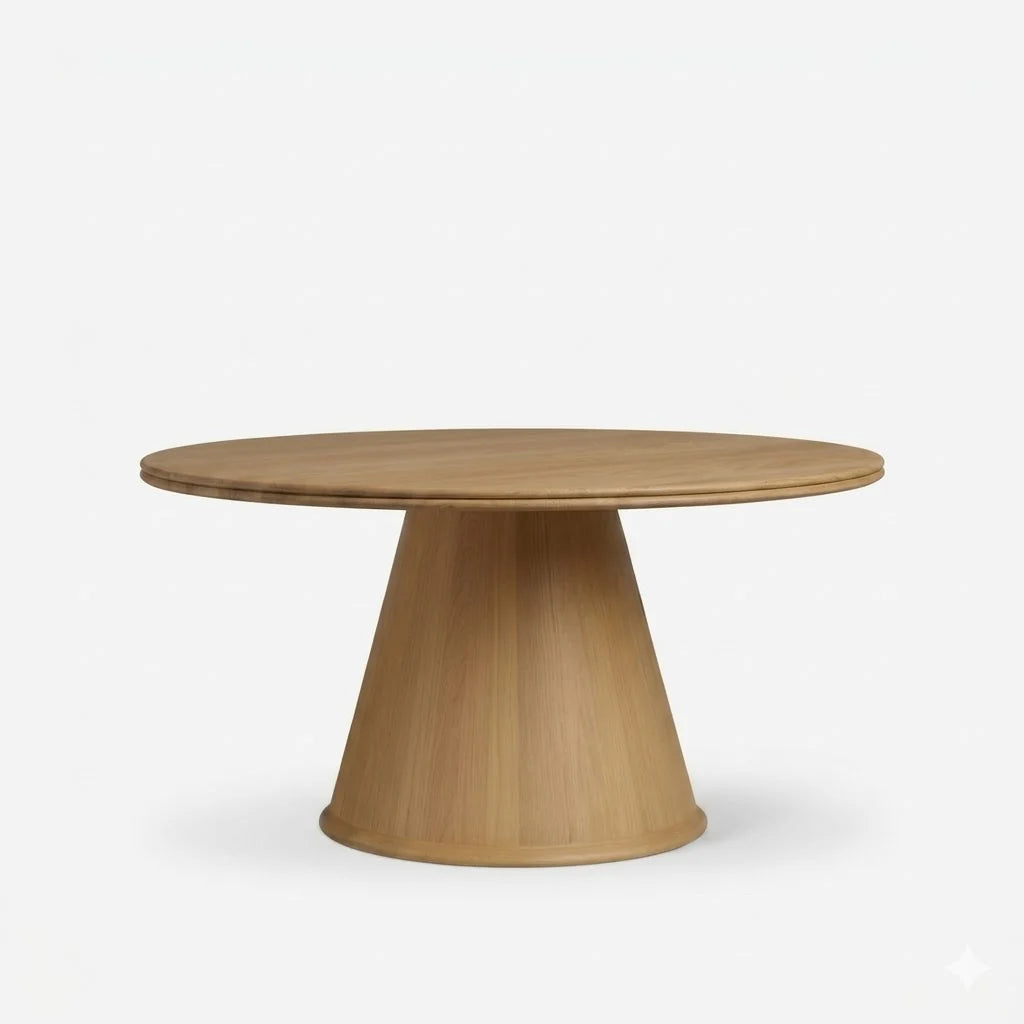 Kafiristan Solid Wood Round Dining Table Set- All Sizes