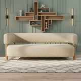 Kansas 3 Seater Boucle Fabric Sofa