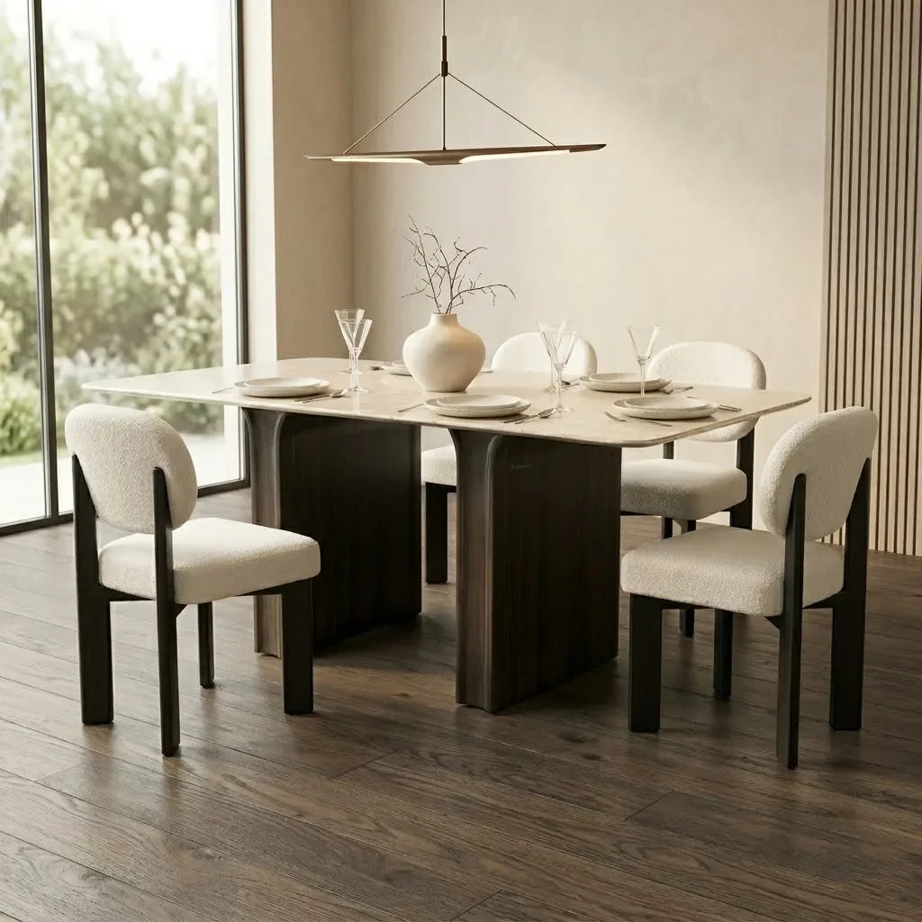 Katowice Solid Wood Dining Table Set - All Sizes
