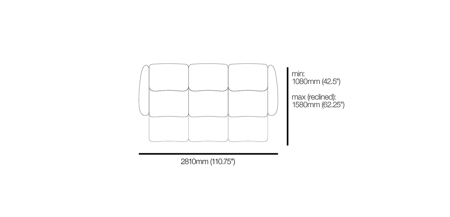 King Cinema Classic 3 Seater