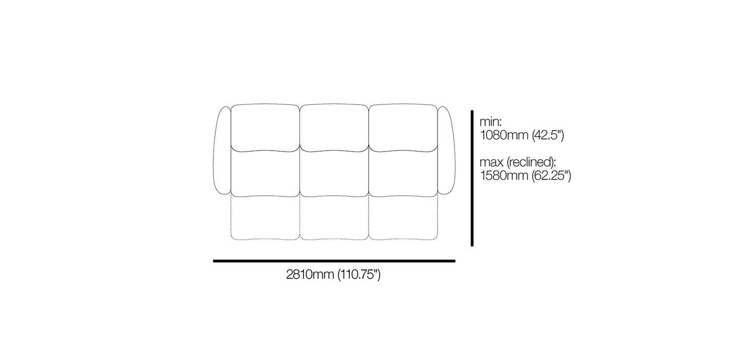 King Cinema Premiere 3 Seater