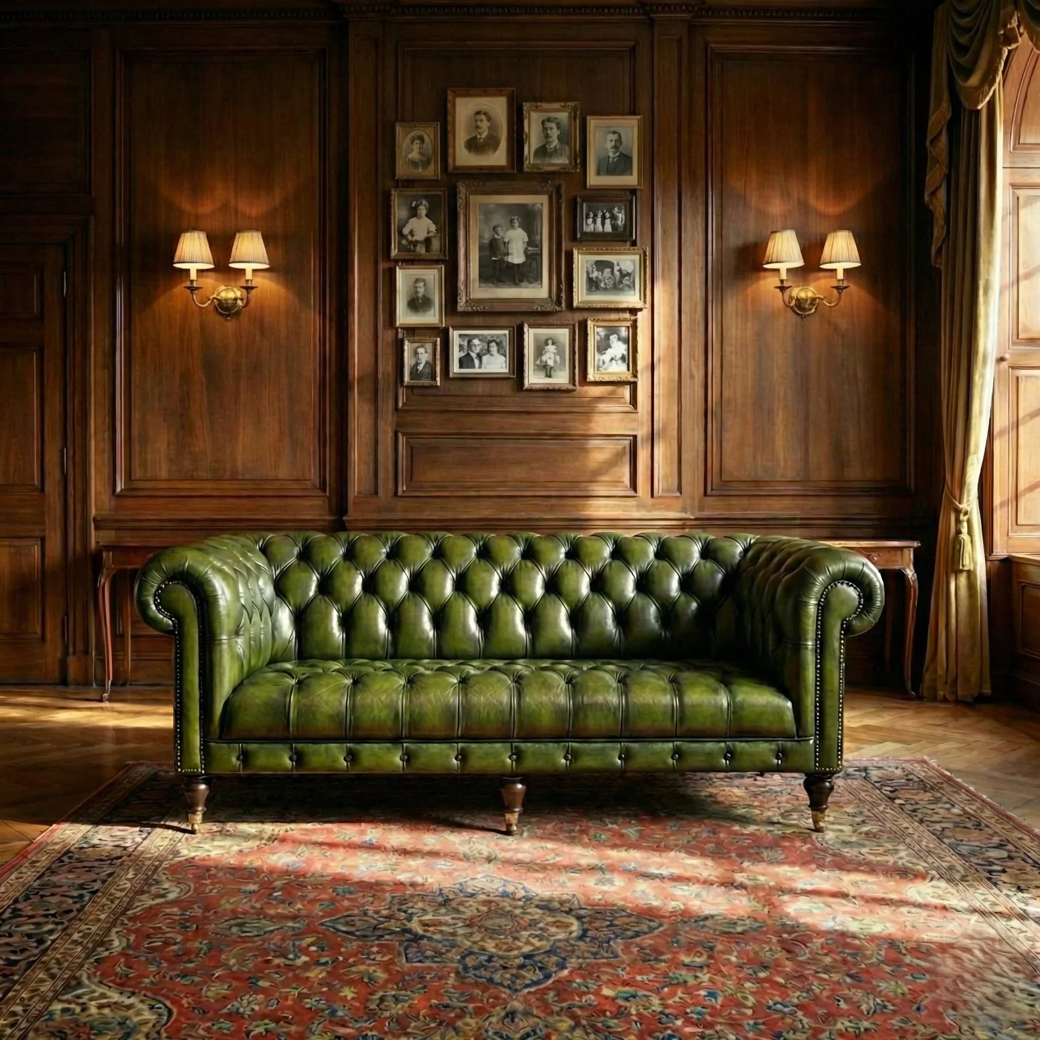 Lamar Chesterfield 3- Seater