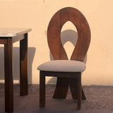 Londrina Solid Wood And Marble Dining Table Set