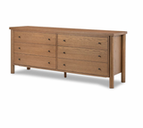 Natural Wood 6-Drawer Dresser