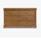 Classic Wooden 6-Drawer Dresser