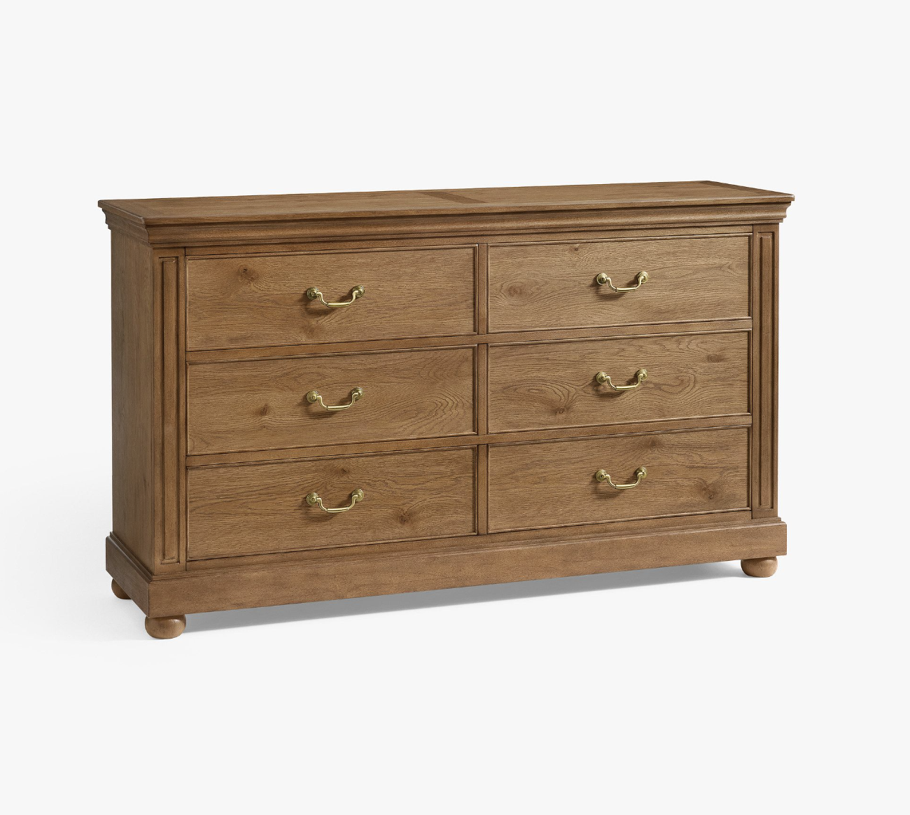 Classic Wooden 6-Drawer Dresser